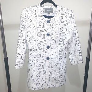 Stunning White Johnson & Murphy Jacket